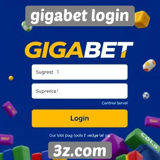 Gigabet login oferece recursos exclusivos para usuários